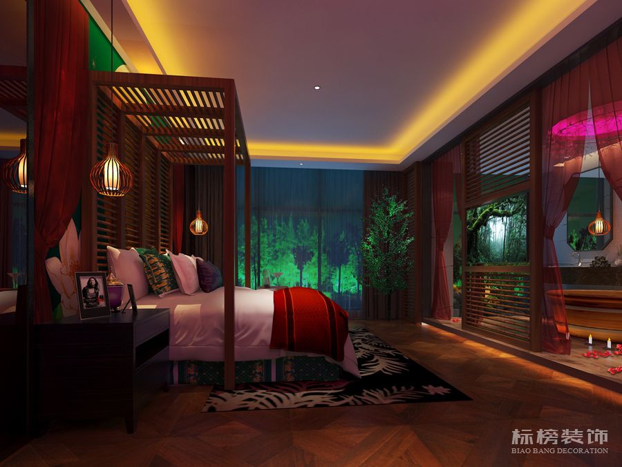 咸宁酒店二楼热带雨林