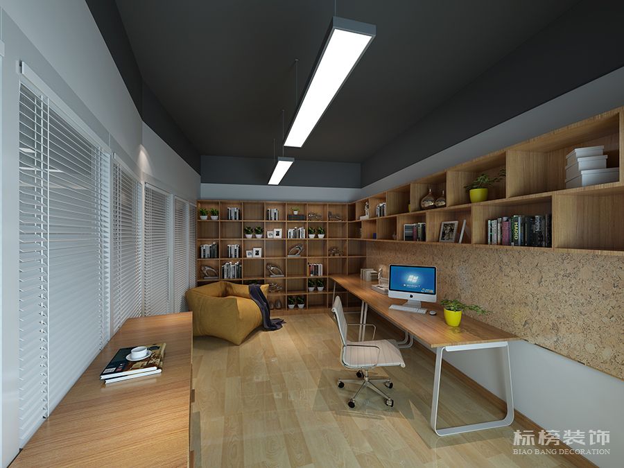 南山小型办公室装修如何才能显空间大