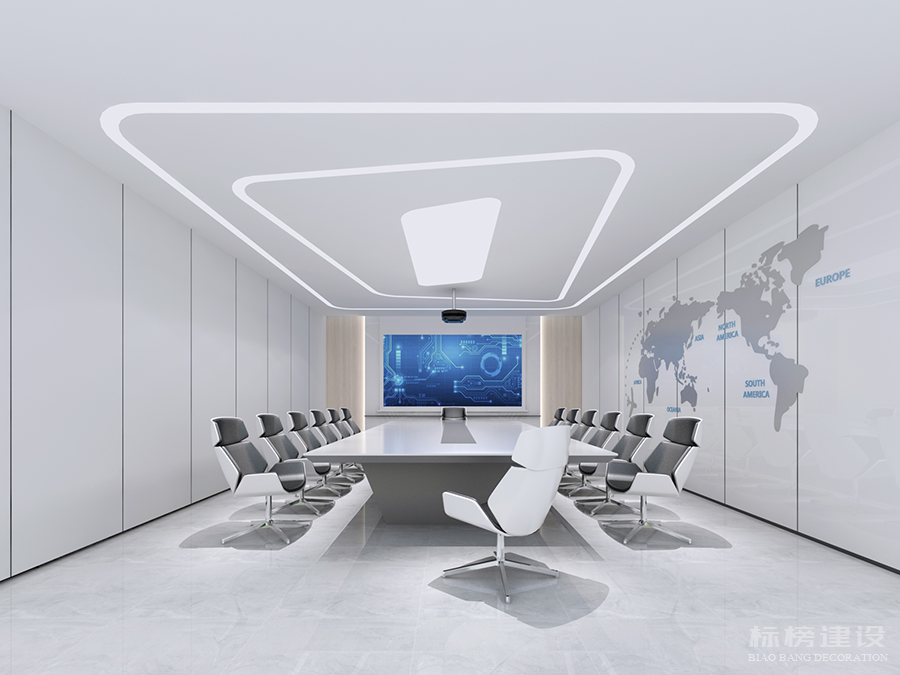 瑞意博公司办公设计-大会议室
